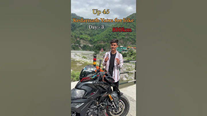 Kedarnath 🙏Yatra for bike Day -3 // Bike trip to Kedarnath part :-2 #shorts #kedarnath #viral