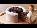 チョコレートとコーヒーのクリームケーキ：カフェモカケーキの作り方