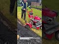 Perfect Lawn Edging with a Power Edger Machine 🌱 #Landscaping #LawnCare #DIY