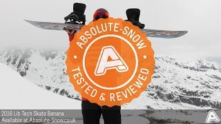 2015 / 2016 | Lib Tech Skate Banana Snowboard | Video Review