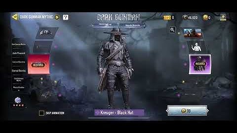 DARK GUNMAN MYTHIC DRAW BAGGED WITH CODM LUCKY DRAW HACK APK #codm #gaming #callofduty #codmobile