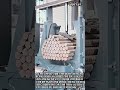 건축용 철근 수십 개를 한 번에 자르는 산업용 띠톱 기계 #worker #process #steel #machinery #satisfyingvideos