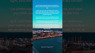 Genesis 18:1-5 One moment of hospitality. One divine encounter. #bible #shorts