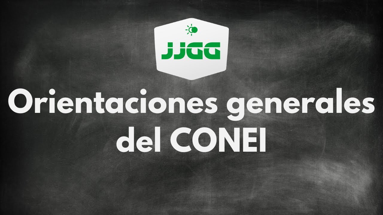 Orientaciones generales del CONEI