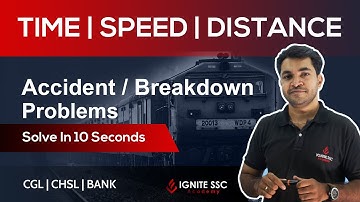 ACCIDENT PROBLEMS #TIME SPEED & DISTANCE#