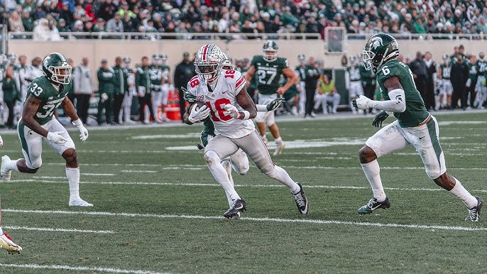 Marvin Harrison Jr's 3 TD Day at Michigan State! 
