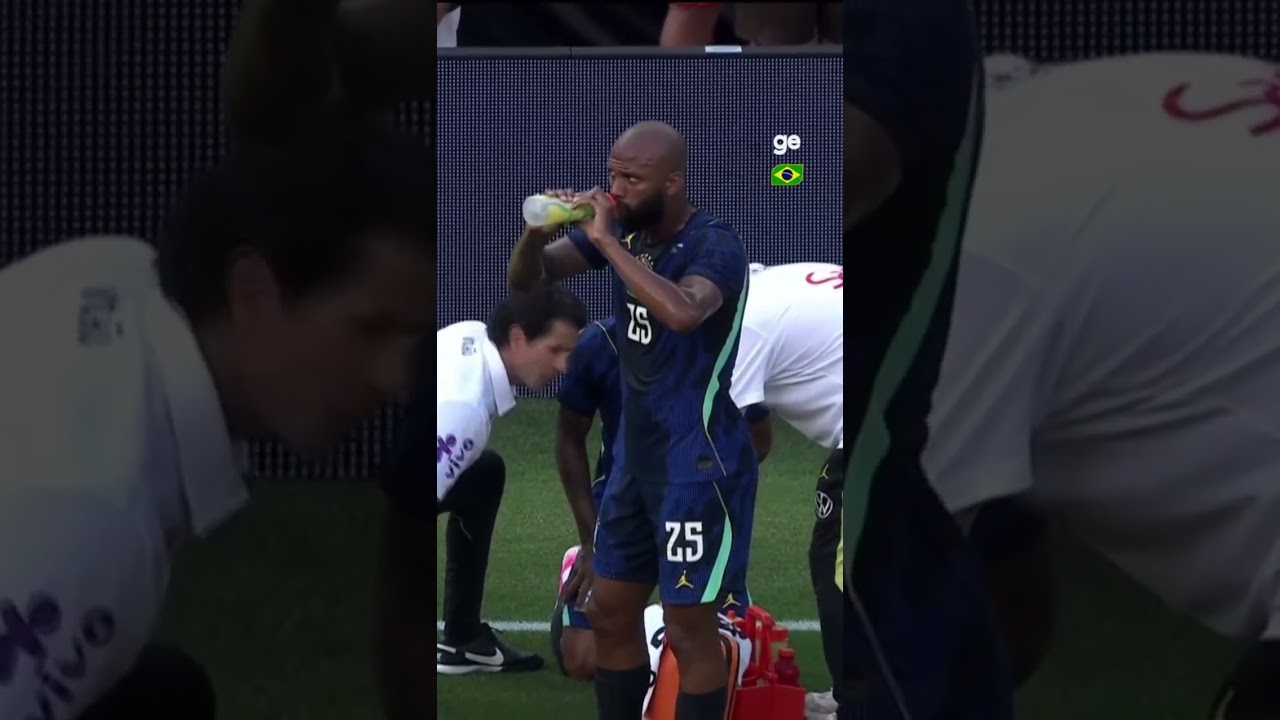 WESLEY DEIXA O CAMPO NO INÍCIO DO PRIMEIRO TEMPO PARA ENTRADA DE DANILO | #shorts | ge.globo