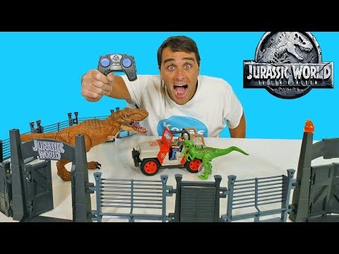 jurassic-world-rc-jeep-wrangler-raptor-attack-!-||-toy-review-||-konas2002