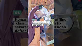 Kemarin nanya kapan offline class… 25 Juli udah fix… sekarang tinggal kamu udah daftar belum 👀