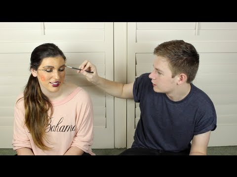 I Do A Girl's MAKEUP | Brett Ball & HeartsAndHauls