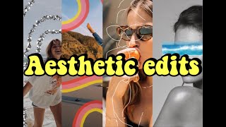 aesthetic edits ✰ Picsart tutorial