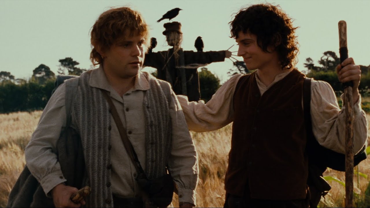 Lord of the Rings Frodo with Ring Fellowship of the Ring