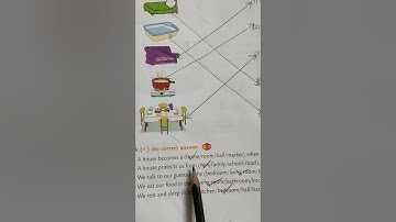 Grade 1: Semester 1: EVS: Chapter     no 3 : My Home : Exercise solving Video