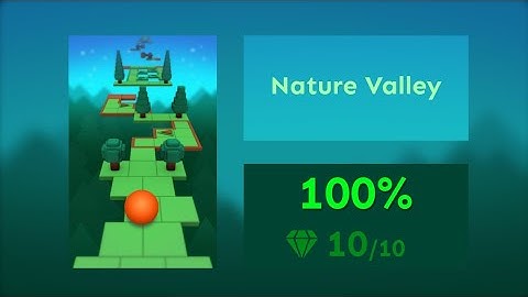 Rolling Sky Remake 1.0r - Nature Valley ⭐️ - 10/10 Gems 100%