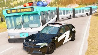 Articulated Bus Crashes #8 - BeamNG DRIVE | CrashTherapy