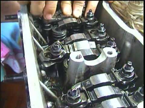 2E engine toyota removing rocker arms and installing