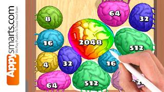 Brain Blob 2048 3D - लेकिन क्या आप 4096 तक मर्ज कर सकते हैं? | पहेली चुनौती screenshot 3