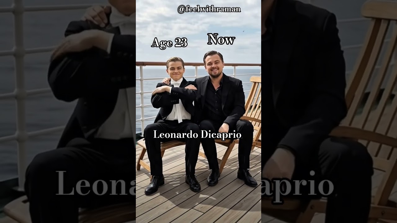 Leonardo DiCaprio Then vs Now ❤️ | Titanic Jack to Hollywood Legend | AI Video