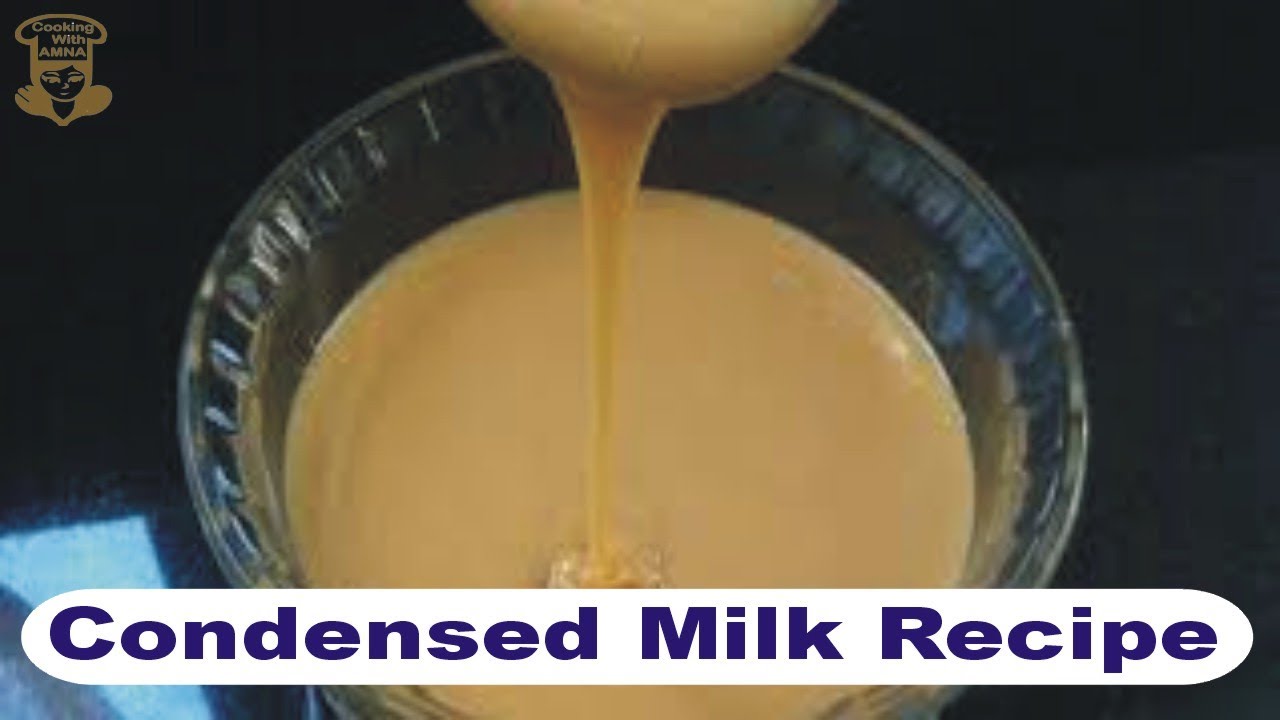 Homemade Condensed Milk Recipe in Urdu Hindi condensed milk recipe by