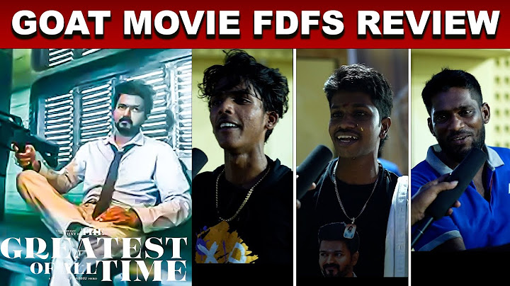 🛑Live: படம் தரமா இருக்கு 🔥🔥 Goat 1st Half Public Review | Goat Movie Review | Thalapathy #goatreview