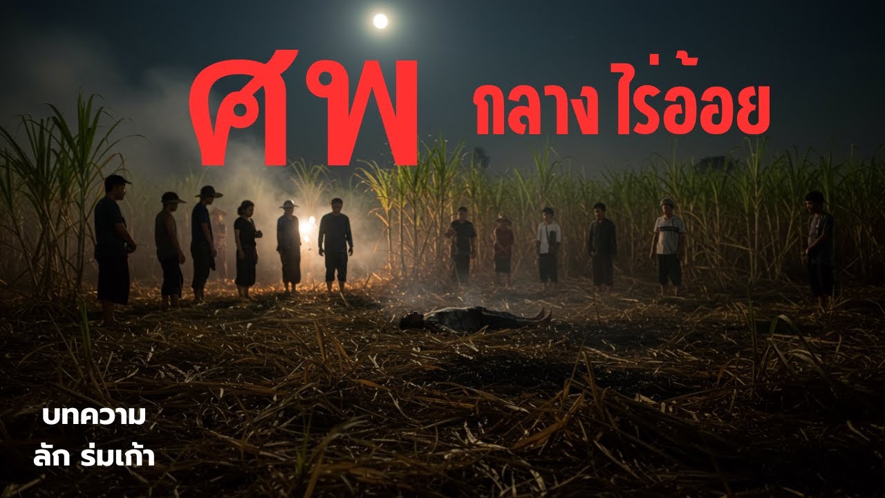 ศพกลางไร่อ้อย #นิยายสะท้อนสังคม