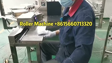 Egg roll machine/Crispy coconut roll machine/Waffle roll baking machine/egg roll rolling machine