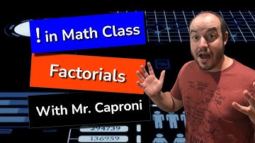 What is an exclamation point in math ? ! - Factorials