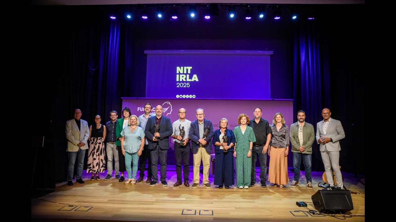 Teresa Cabré, Antoni Segura, APPEC i FundiPau premiats de la #NitIrla 2025