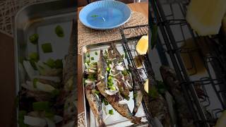 Making the World’s Best BBQ Grilled Fish | Sardines and Bronzino  سمك مشوي عل فحم و سمك مسكوف