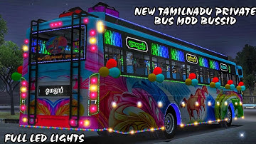 New Tamilnadu Private Bus Mod For Bus Simulator Indonesia || Bussid New Bus Mod ||