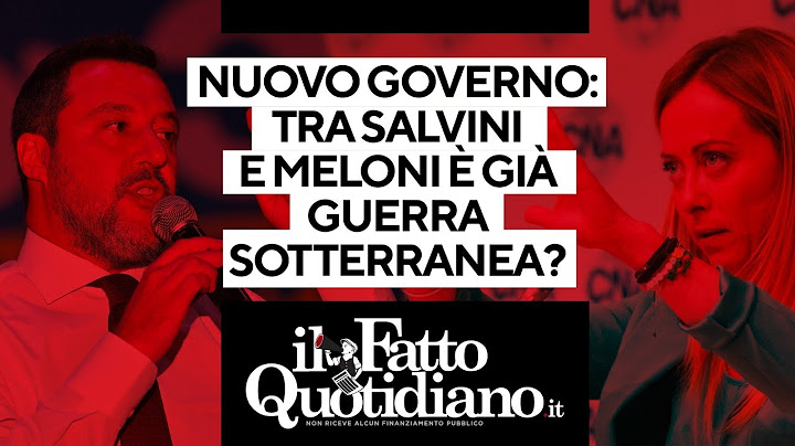 Nuovo governo: tra Meloni e Salvini è già guerra sotterranea?