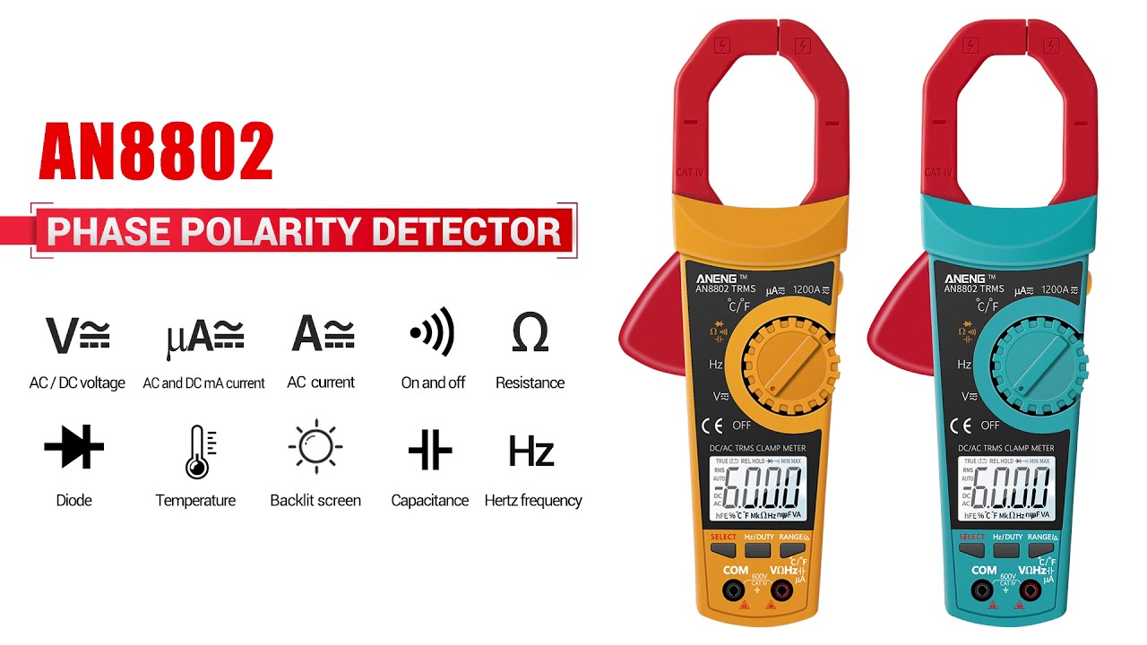 Kaiweets HT-206D Pinza Amperimétrica Profesional | Techgo Peru | 2024