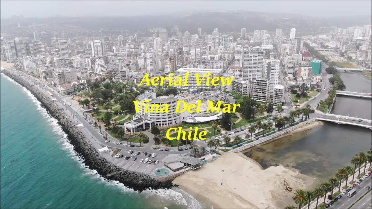 Vina del Mar aerial view - YouTube