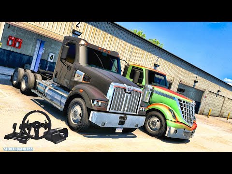 American Truck Simulator|  Convoy (Fanatec CSL Elite)