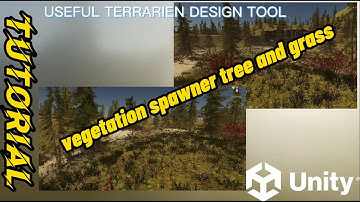 Vegetation spawner - tree, grass and flowers (small speed lvl design)