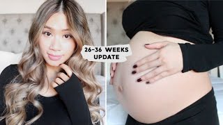 Pregnancy Update 26-36 Weeks Baby #3: Lost Mucus Plug, 2cm Dilated, Vomiting, NST&#39;s | HAUSOFCOLOR
