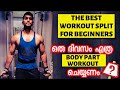 The Best workout Split | For Beginners | Malayalam | Certified Fitness Trainer |