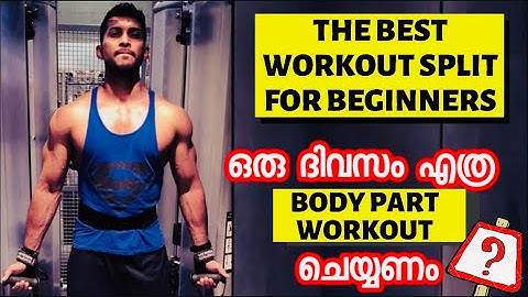The Best workout Split | For Beginners | Malayalam | Certified Fitness Trainer |