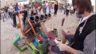 Awesome Pipe Drummer   PipeDrumz   Neon Pipe Drummer   YouTube