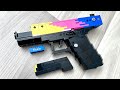 Working lego glock18  fade blowback rubber band gun