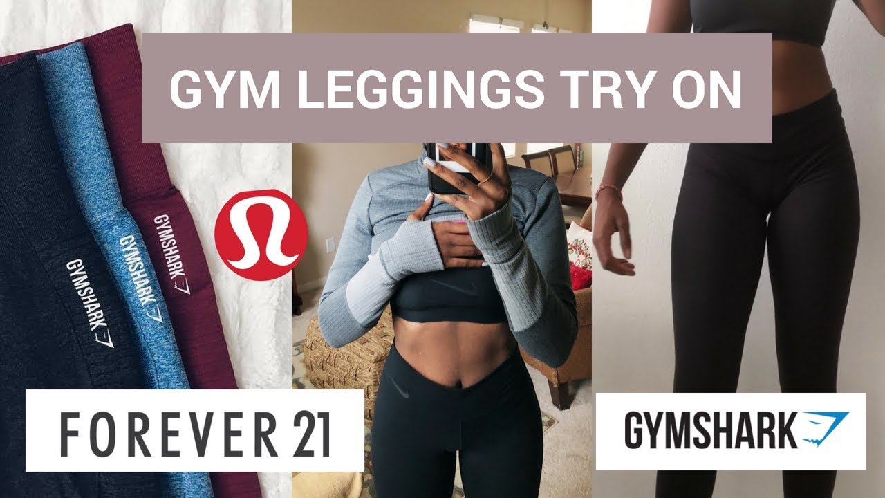 GYM LEGGINGS | Forever 21, Lululemon & Gymshark. | AUTTGOOD - YouTube