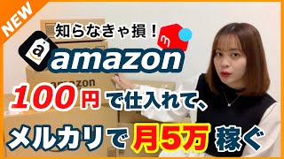 【メルカリ転売】アマゾン100円仕入れの概要と商品紹介を徹底解説。