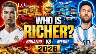 Cristiano Ronaldo vs Lionel Messi: Who Is Richer in 2026? Net Worth, Cars, Mansions & Private Jets