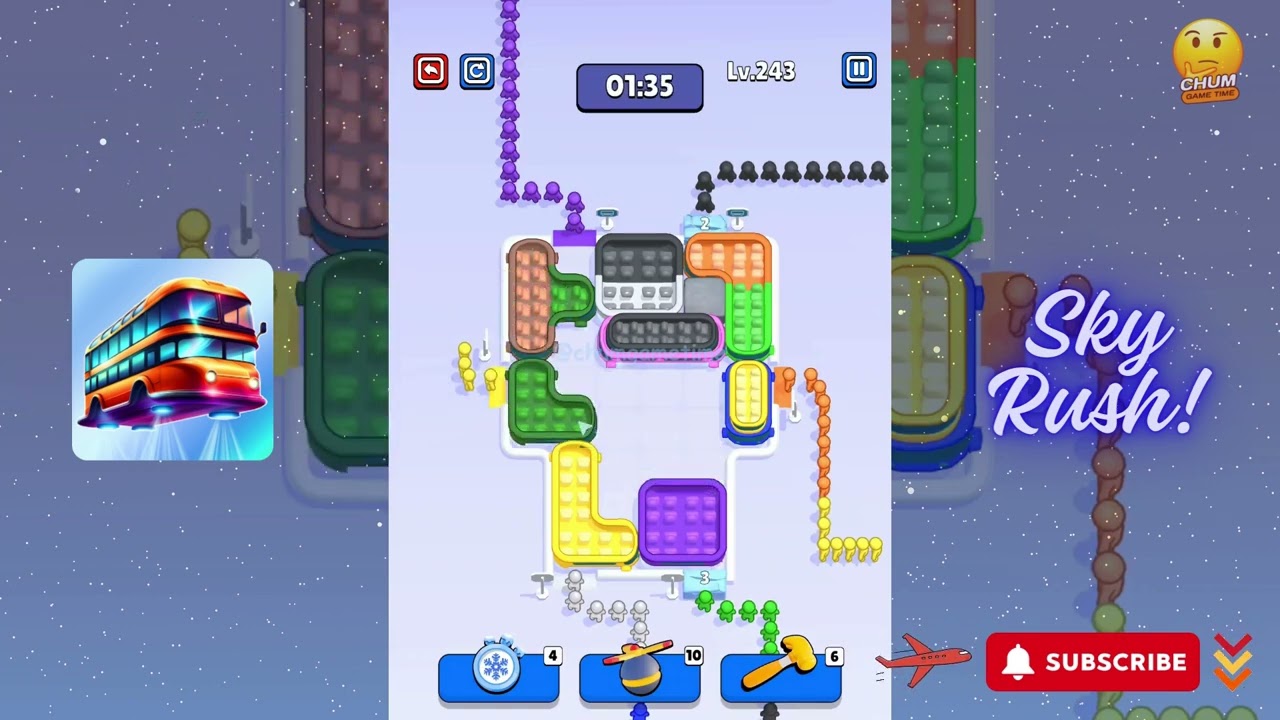 Sky Rush: Traffic Puzzle - Level 243 - Gameplay walkthrough - YouTube Sky Rush: Traffic Puzzle - Level 243 - Gameplay walkthrough - YouTube