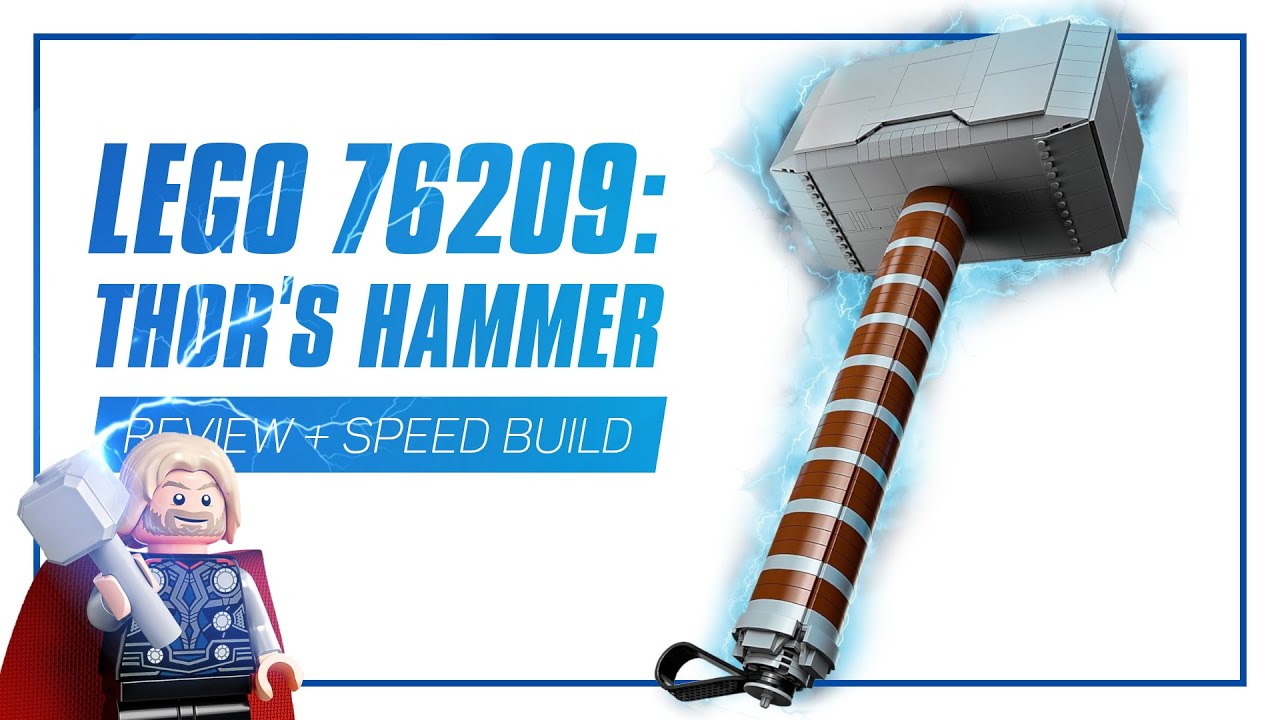 Perfect But LEGO Thor's Hammer Review 