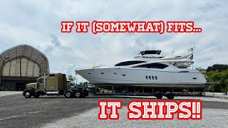 WE LOADED A MASSIVE BOAT ON THE W900!!