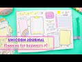 Unicorn PLANNER for beginners - List ideas | aPasos Crafts DIY