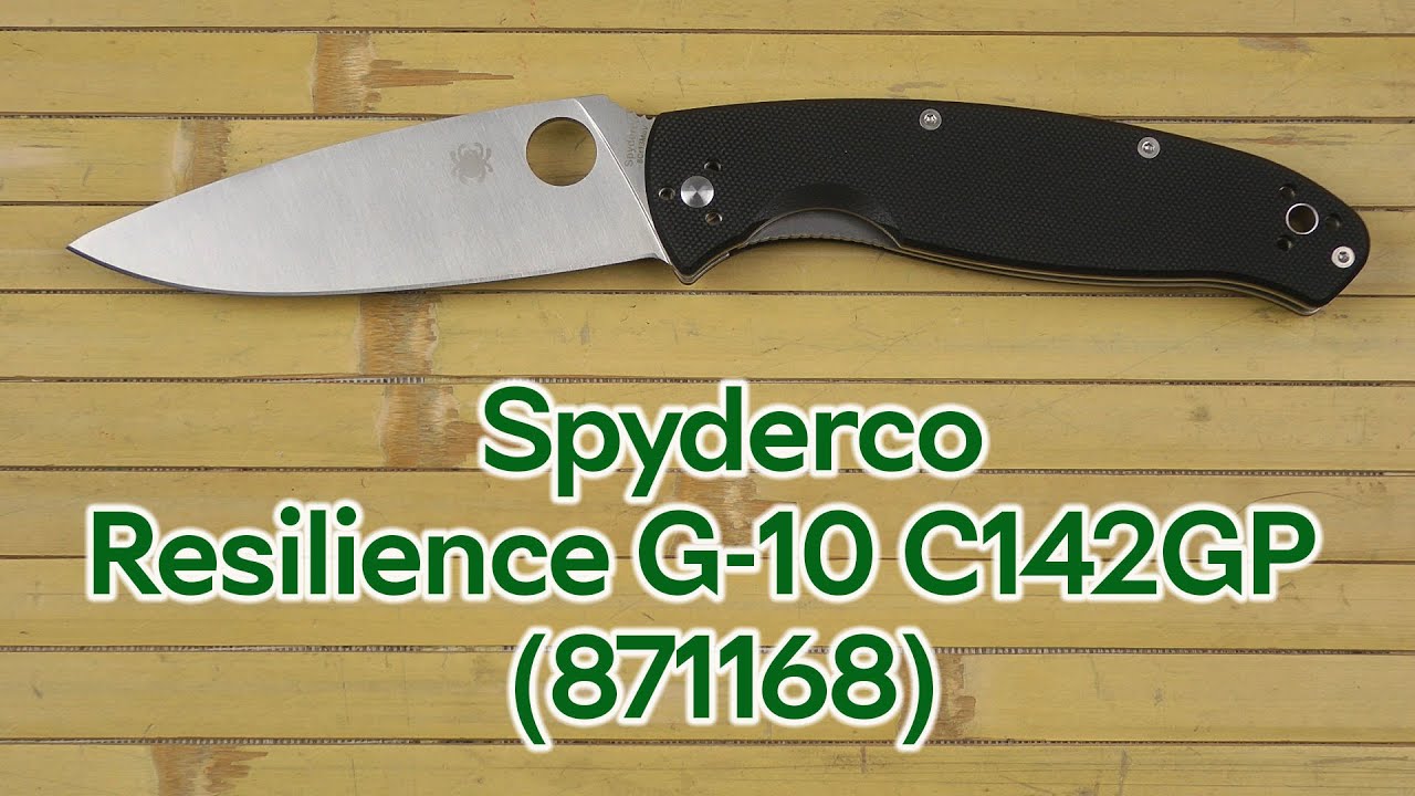 Navaja Spyderco Resilience G-10