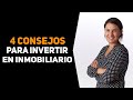 🏠 4 CONSEJOS para INVERTIR EN INMOBILIARIO y QUÉ ❌ ERRORES EVITAR