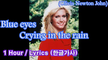 Blue Eyes Crying In The Rain (Olivia Newton-John) - #1Hour #lyrics #한글가사 #1시간듣기